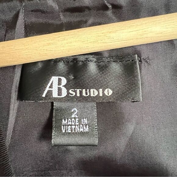 Cocktail Dress Pockets Cowl Neck Tie Dye Black Retro 60s Style Size 2 - Picture 8 of 9